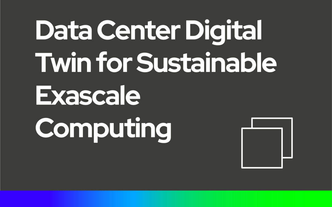 Data Center Digital Twin for Sustainable Exascale Computing